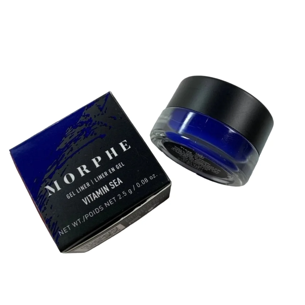 Morphe Blue Vitamin Sea Solid Gel 24-Hour Eyeliner Waterproof, 2.5g / 0.08 oz.